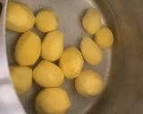 A picture of step 1 of Breakfast inspo | potatoes and beef.