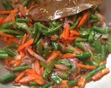 A picture of step 3 of Vegetable Fried Rice.