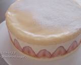 Christmas Strawberry and White Chocolate Mousse CakeRecipe video recipe step 24 photo