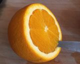 A picture of step 1 of Natural Orange Candle.