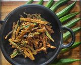 कुरकुरीत भेंडी (Kurkurit Bhendi Recipe In Marathi) रेसिपी स्टेप 5 फोटो 