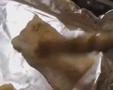 A picture of step 2 of Oven-baked Hake Medallion.