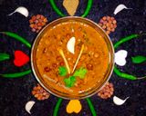 A picture of step 5 of Black Chana Curry.