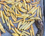 Foto del paso 11 de la receta: Hamburguesas de soja texturizada con patatas fritas