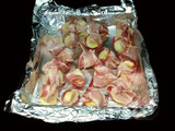 Aperitivo de banana con bacon