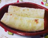 Foto del passaggio 9 della ricetta Crepes con ripieno cremoso vegetariano (+1 versione per i bimbi)