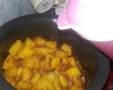 A picture of step 6 of Jeera aloo.