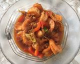 Foto langkah ke 3 dari resep Udang asam pedas manis simple.