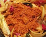 A picture of step 3 of Dry Prawn Curry.