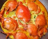 Foto langkah ke 3 dari resep Kepiting Kuah Santan Pedas.