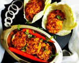 A picture of step 6 of Cabbage vadai.