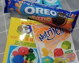 Foto langkah ke 1 dari resep Puding Oreo Fizzy.