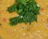 A picture of step 8 of Lasooni Methi.