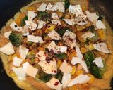 A picture of step 6 of Broccoli stuffed Omelette.