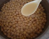 A picture of step 1 of Mom's Chana Chaat.