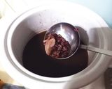 Hình bước làm 6 của món Chè Đậu Đỏ Hạt Sen (kiểu Hoa)/ Hong Dou Sha