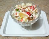 A picture of step 3 of Russian Salad.