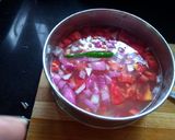 A picture of step 1 of Goan dal.