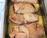 A picture of step 10 of Rolled smashed chicken with ham and cheese.