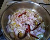 A picture of step 2 of Matar panner.