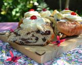 Foto del paso 6 de la receta: Rosca de Pascuas rellena con pasas de uva y chocolate💕