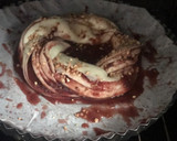 Foto del paso 6 de la receta: Rosca de hojaldre con frambuesa y manzana