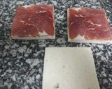 Foto del paso 2 de la receta: Canapés de pan de molde con paté y jamón serrano