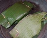 Foto langkah ke 4 dari resep Nasi Bakar Cumi Hitam Telur Asin.