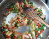 Foto del paso 2 de la receta: Arroz meloso con mejillones para dos