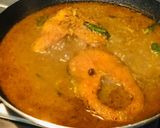 A picture of step 6 of Radhuni Katla/Rui or Bengal Carpe in the Wild Celery Seeds Curry.