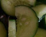 A picture of step 1 of Thai Cucumber Salad 😃.