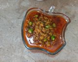 A picture of step 6 of Daal mash.