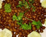 A picture of step 6 of Masala chole (chana).