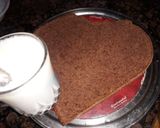 A picture of step 10 of Double Heart cake.