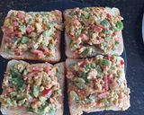 A picture of step 4 of Pizza hidden in sandwich.
