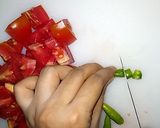 A picture of step 1 of Tomato Paratha.