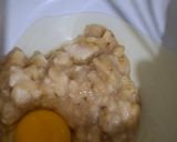 Foto langkah ke 2 dari resep Bolu Kukus Pisang (1 telur no mixer).
