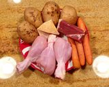 Foto del paso 1 de la receta Cocido de Patatas y Garbanzos Monsieur Cuisine