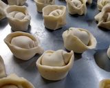 Foto del paso 4 de la receta: Capelletis de portobello, verdeo y pategras