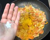 Une image de l'étape 9 de Curry au poulet et aux légumes.