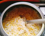 A picture of step 2 of Sweet pogla (Sakkarai pongal or chakkara pongal).