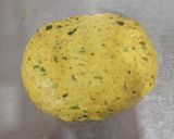 A picture of step 1 of Masala puri.
