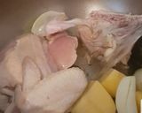 صورة لخطوة 1 من وصفة تشريب يخنة دجاج بالعدس 🍗🍜🍗