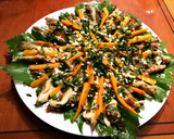 Foto del paso 11 de la receta: Ensalada de berenjena asada con picada de ajo y perejil