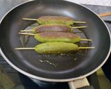 A picture of step 5 of Hara Bhara Seekh Kebab.