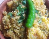 A picture of step 5 of Aaloo gobhi.