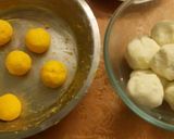 A picture of step 1 of Paneer egg.