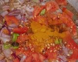 A picture of step 4 of Kalay chanay (Bengal Gram).