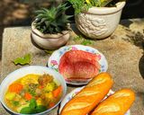 Hình bước làm 2 của món Gà Nấu Đậu