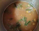 A picture of step 3 of Oats masala veggie soup.